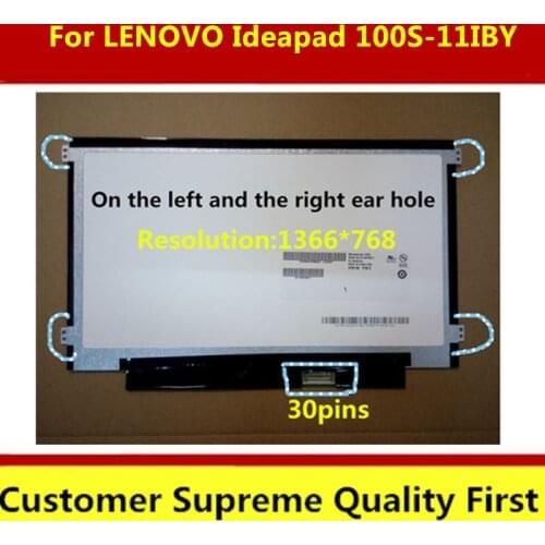 11.6" Slim For LENOVO Ideapad 100S-11IBY Screen LCD LED Display Matrix 1366X768 For Lenovo 100S Chromebook-11IBY Panel 80R2