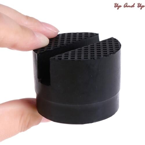 1pc Universal car jack adapter slotted frame lift rubber pad rail floor stand holder Auto Repair Related Tools Car Accessories