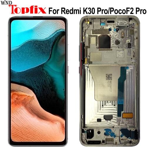 6.67'' Super AMOLED For Xiaomi Redmi k30 Pro LCD Display Touch Screen Digitizer Replacements Parts For Xiaomi Poco F2 Pro LCD