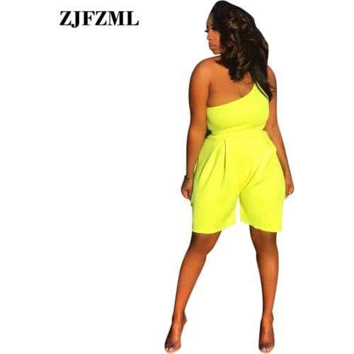 Женские однотонные комбинезоны ZJFZML ZZ China At AliExpress