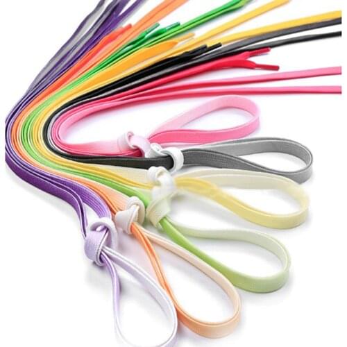 1Pair Colorful Laces Rainbow Gradient Print Flat Canvas Shoe Casual Athletic Sport Sneaker Boots Shoelaces Kids Adult