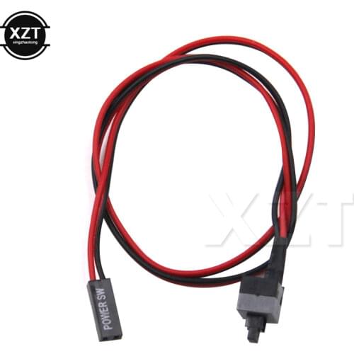 10pcs/Lot 45cm ATX Power Switch ON OFF Reset Data Cable Cord Line For PC Computer Motherboard PC line