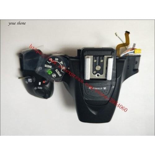 100%New For Nikon D5500 Top Cover Camera Replacement Unit Repair Parts Case with Button Flex Flash Unit Camera Replacement