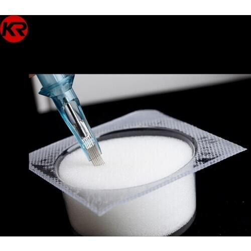 18 Pcs Disposable Tattoo Needles Dip Wash Cup Foam Tattoo Equipment Rinse Dip Clean Needle Cups Tattoo Needle Cleaning Tools