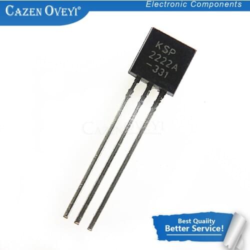 25pcs/lot 2KSP2222A KSP2222 2222A transistor TO-92 NPN transistor In Stock