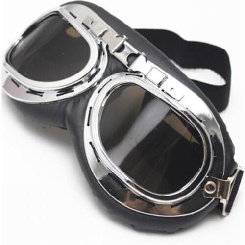 2x ATV Dirt Bike Motorcycle Goggles Glasses Anti-UV Dust Dark Brown