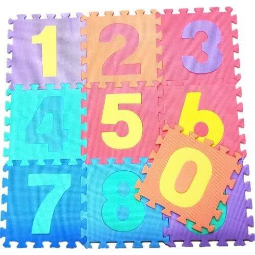 36pcs/Set Children Alphabet Letters Numerals Puzzle Colourful Kids Rug Play Mat Soft Floor Crawling Puzzle Kids Educational Toys