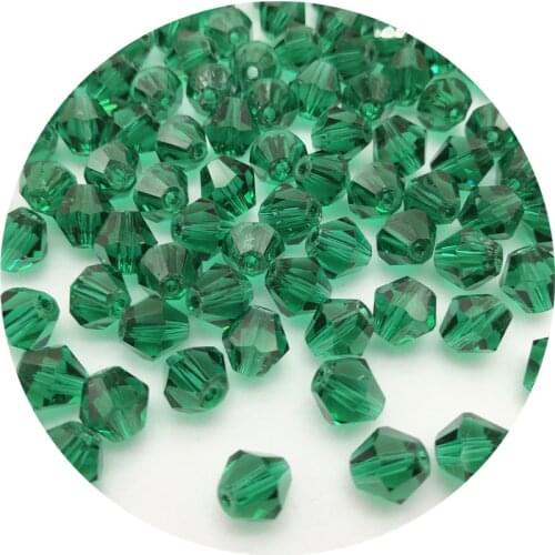 4/6/8mm Shiny Crystal beads Bicone Beads Glass Beads Loose Spacer Beads for Jewelry MakingDIY Bracelet Necklace #09