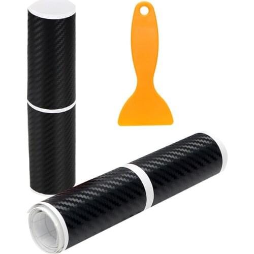 4 piece/set Universal Anti-Scratch Stereo Carbon Fiber Car Styling B-pillar Modified Car Stickers Exterior Accessories