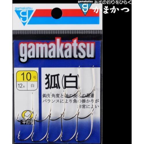 5packs/lot Fishing Anzol Gamakatsu C1FX0 Hooks Barbed Hooks High Carbon Steel Hooks Super Wearable Sharp Anti-corrosion Pesca