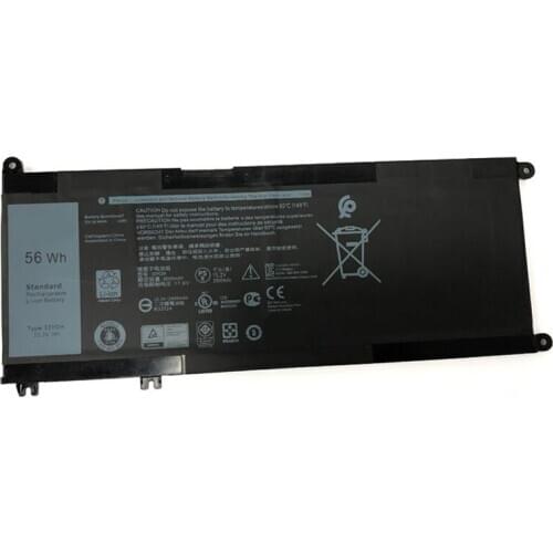 33YDH 3500mAh New Laptop Battery For Dell Inspiron 17 7778 7779 7773 15 7577 G3 15 3579 17 3779 P30E Series 15.2V 56Wh