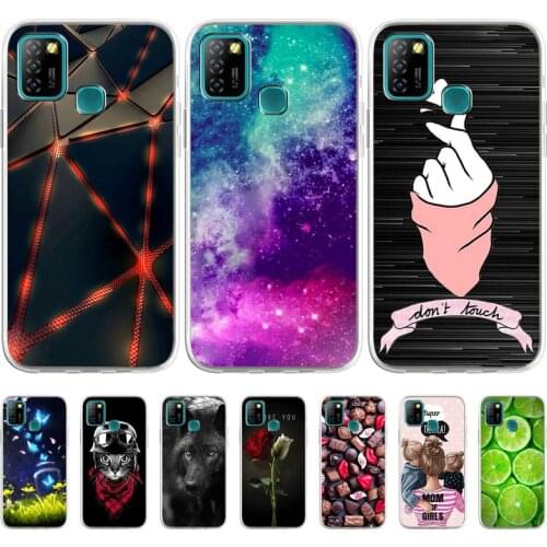 Phone Case For infinix Hot 10 Lite Case Hot10 Lite X657B Back Cover Silicone Soft TPU Coque For infinix Note 8i X683 Cases Funda