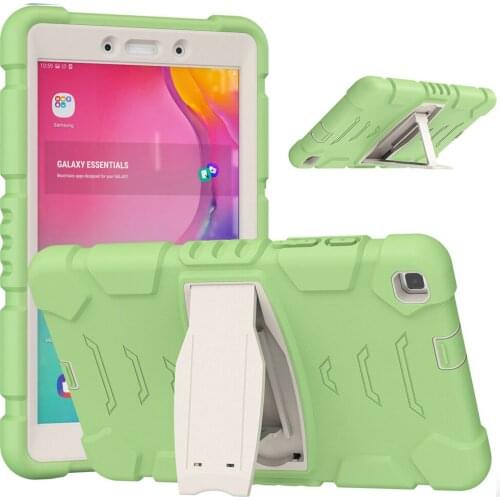 For Samsung Galaxy Tab A 8.0 2019 SM-T290 SM-T295 Case Kids Safe Armor Shockproof Hard PC Silicon Hybrid Stand Tablet Cover