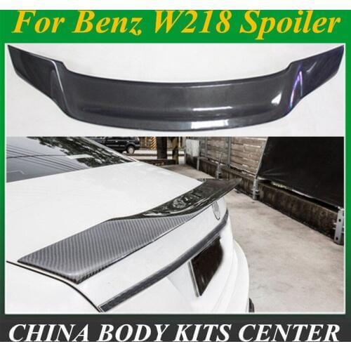 CLS-Class Renntech Style Carbon Fiber Trunk Spoiler for Benz W218 CLS300 CLS350 CLS500 CLS550 CLS63 AMG 2012 - 2017