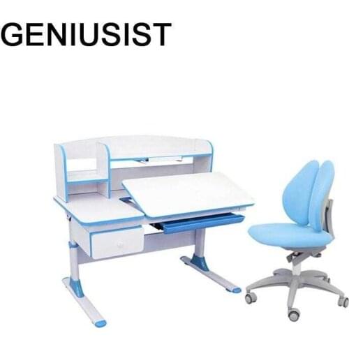 Kindertisch Avec Chaise Baby Pour Children and Chair Silla Y Mesa Infantiles Adjustable Kinder Bureau Enfant Study Kids Table