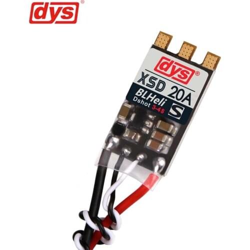 DYS XSD 20A XSD20A ESC 3-4S BLheli_S Brushless ESC Support Dshot600 Dshot300 for FPV Racing Quadcopter Solder Version