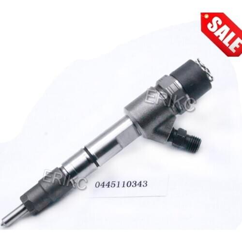 ERIKC Original 0445110343 Fuel Nozzle Inyector 0 445 110 343 CRI Common Rail Fuel Injection 0445 110 343 for JENS 1100200FA080