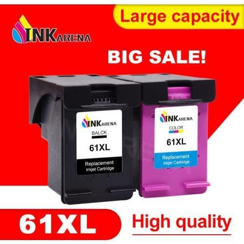 INKARENA 61XL Ink Cartridges Replacement For HP 61 Deskjet 1000 1010 1510 2050 2540 3050 Envy 4500 4504 5530 Inkjet Printer