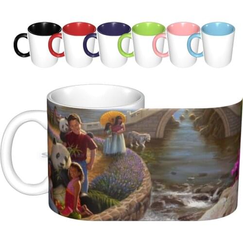 Paradise In A Valley Ceramic Mugs Coffee Cups Milk Tea Mug Paradise New World Peace Joy Esalazar Ed Salazar Jw Creative