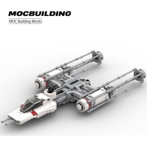 MOC Bricks Star Series Wars Resistance Y-Wing Building Blocks BTA-NR2Y Wing Starfighter Model Gift Childrens Toy