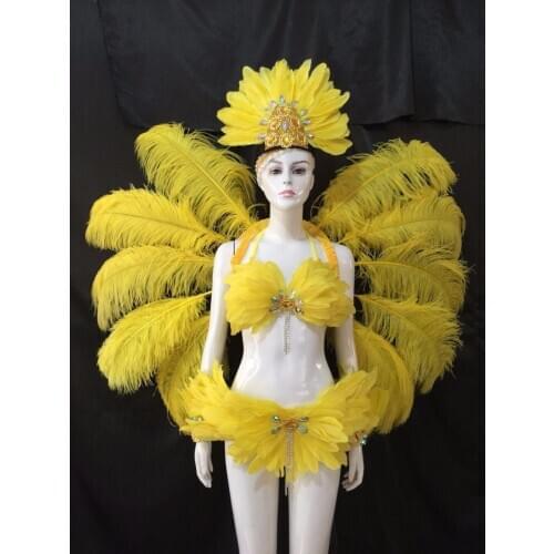 Lo spettacolo di danza copricapo di piume di accessori di abbigliamento La FESTA La Maschera IL Festival