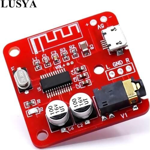 Lusya Bluetooth 4.2 lossless receiver module Mini Power Amplifier Board DC 5V A4-017