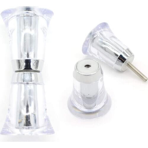 Polished Replacement Chromed Shower Bath Door Handle Knob Arc shape