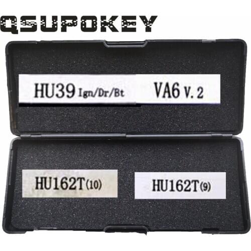 QSUPOKEY Genuine LiShi 2 in 1 Tool Locksmith Tools VA6 HU39 HU162T(9) HU162T(10) for Car/Auto