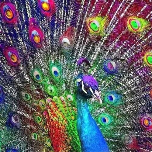 Mandala Feather Diagram Printed Fabric 11CT Cross-Stitch DIY Embroidery Patterns DMC Threads Handicraft Hobby Sewing Magic