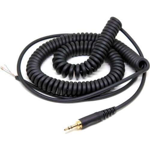 Spring Coiled Repair DJ Cord Cable Replacement for ATH-M50 ATH-M50s SONY MDR-7506 7509 V6 V600 V700 V900 7506 Headphones 83XB