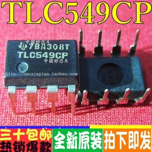 TLC549CP TLC549 DIP8 analog-to-digital converter New original straight shot