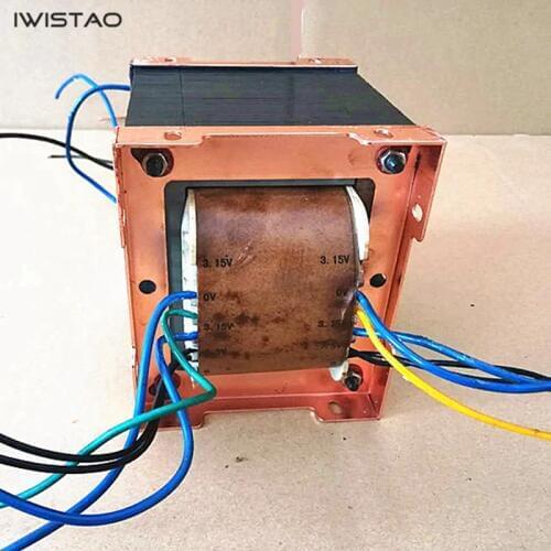 IWISTAO 350W Power Transformer 300B single-ended Tube Amplifier Red Bull Notched Core 420V, 3.15V, 5V,7V,7.5V