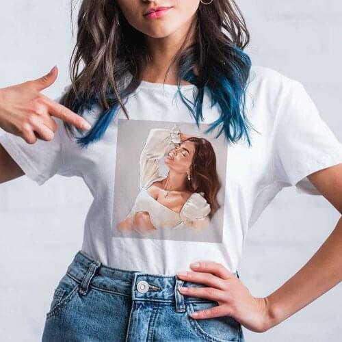 Morning Sun Aesthetic Womens Tops Tshirt Harajuku 90S Girls Can Do Anything O-Neck T-Shirt Short Sleeve Family Look France Edgy