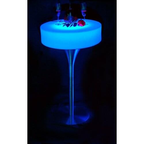 Waterproof Lighting Barbecue Coffee Bar Table SK-LF21A (D60*H106cm) Outdoor Furniture for Picnic Party free shippig 1pc