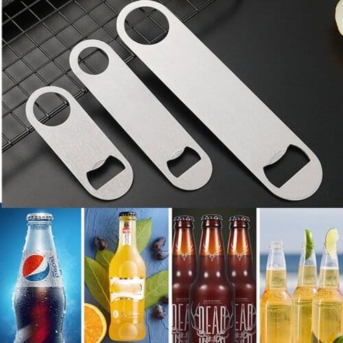1Pcs Stainless Steel Portable Multifunctional Bottle Opener Bottle Beer Can Opener Bar Tool for Drink Opening Bottle Lids Opener