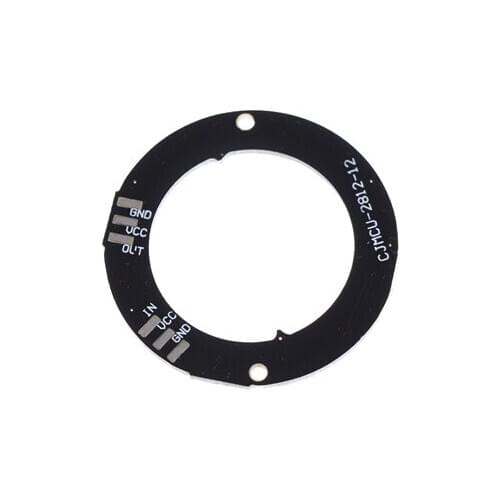 12Bit WS2812B 5050 RGB LED + Integrated Driver Module For Arduino RGB LED Ring High Quality