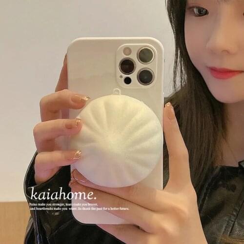 3D Soft Chinese Bao Relieving Case for iPhone 12 Pro Max Back Phone Cover for 12 Mini 11 Pro Max X XS XR 8 7 Plus SE 2020 Capa