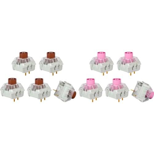 5Pcs Kailh Box Switches for Mechanical Gaming Keyboards ,Easy to Install Professional Accessories