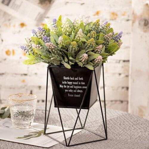 6 Colors Good Artificial Small Flower Potted Plants Faux Silk Flower Artificial Plant Beautiful for Home