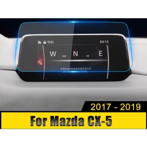 For Mazda CX5 CX-5 KE KF 2019 2018 2017 Accessories GPS Navigation Tempered Glass Protection Film LCD Screen Sticker Film