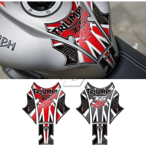 3D Motorcycle Accessories Tank Pad Protector Case for Triumph 765 RS Street Triple 2020 2021