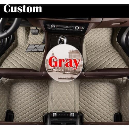 Custom fit car floor mats non-slip for Peugeot 206 207 2008 301 307 308sw 408 4008 508 rcz car styling car accessories colors