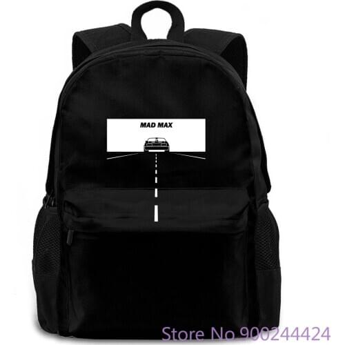 Mad Max I v12 black movie poster all s S...5 women men backpack laptop travel school adult student