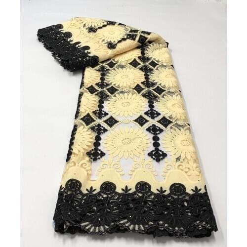 French Tulle Lace Fabric 2020 High Quality Lace African Cord Guipure Lace Fabric Nigerian Mesh Lace Fabrics For Wedding Dress