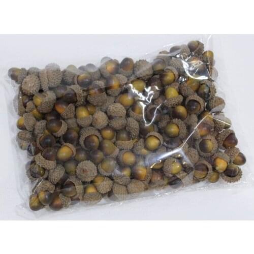 100pcs Fake Food Props Artificial Hazelnut for Harvest Decoration Halloween Christmas Decor Realistic Food Pine Cones Props