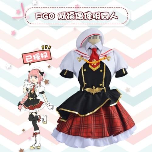 Hot Game Fate/Grand Order Astolfo Cosplay Costumes Colleagues Idol Uniform Dress Suit S-XL In Stock Limited Edition New Style