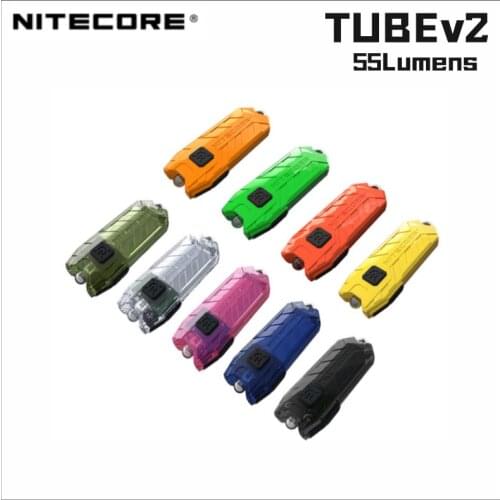 NITECORE TUBE U-Pole Lamp Keychain Light 45Lumens Using high-performance LED EDC Pocket Mini Lightweight Ultra-light