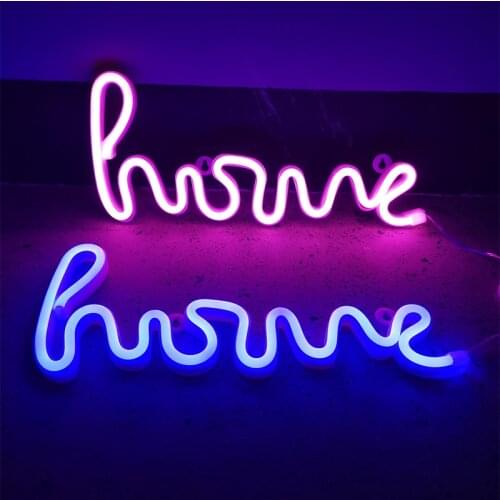 Night Light Neon Sign SMD2835 Indoor INS Creativity HOME Model Holiday Xmas Party Wedding Decorations Table Lamps