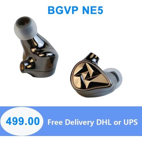 BGVP NE5 5BA IEMs EST Tribrid In Ear Montiors Redefining HiFi Earphones