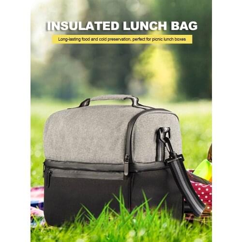 New waterproof insulated cool box lunch box picnic portable insulated lunch bag beach insulated tote bag